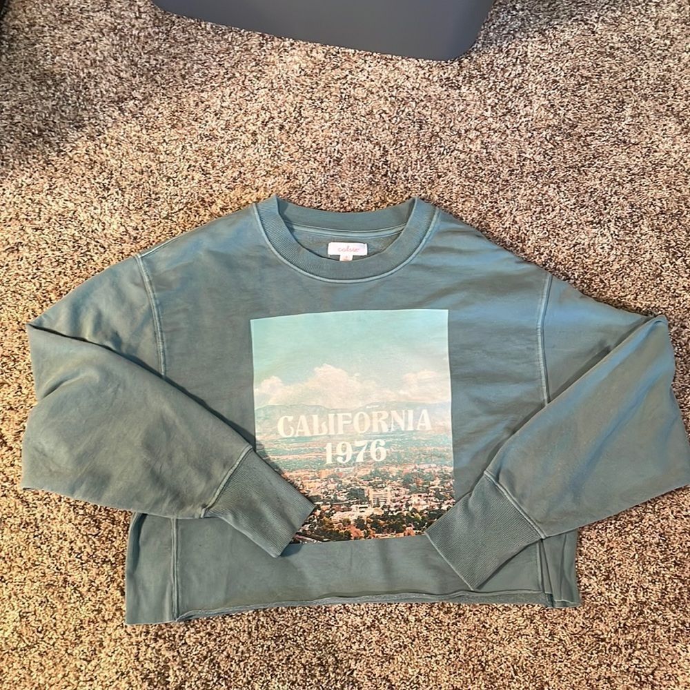 Oversized graphic crewneck 